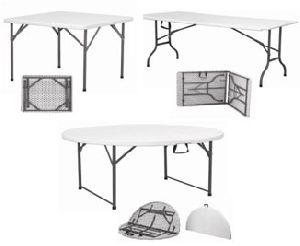 Plastic Round Folding Table