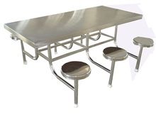 Stainless Steel Canteen Table and Chair
