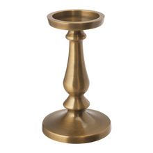 BRASS PILLAR CANDLE HOLDER