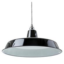 Metal Pendant Dish Light