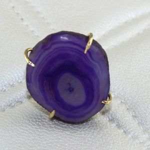 Agate Slice Ring