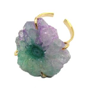 Solar Quartz Rings