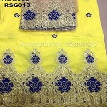 Golden Thread Silk fabric