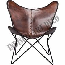 Authentic Leather Lounge Chair