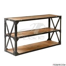 Industrial Iron Metal Display Rack