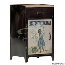 Iron Bedside Cabinet