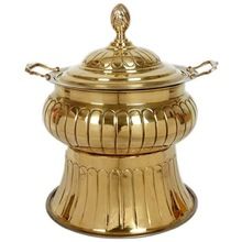 Brass Kharbooja Chafing Dish