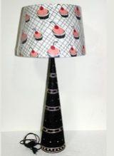 Black AND Silver Table Lamp