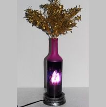 Photo Glass Night Floral Lamp