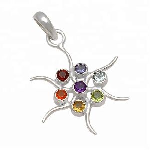 Chakra Gemstone Pendant