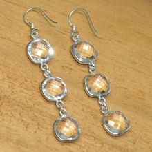 Crystal Gemstone earring