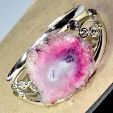 Resin stone silver ring