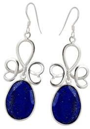 Lapis Lazuli Oval Gemstone earring