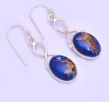 Well Formed Blue Copper Turquoise Earrings