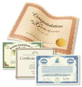 School Certificate Printing Services