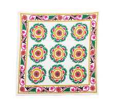 Floral Embroidered Suzani Table Cover
