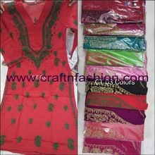 Cotton Chikan Embroidered Tunics