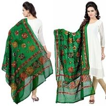 Embroidered Sitara Work Dupatta