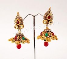 Gold Jhumka Earring