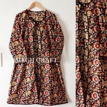 Printed Cotton Long Jacket