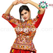 Rabari Embroidery Backless Blouses