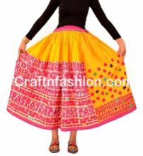 Rabari embroidery banjara skirt