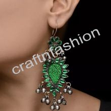 Tribal Long Afghani Earring