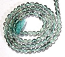 Natural Aquamarine Gemstone Beads Strand Faceted Round