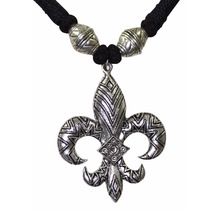 oxidized black tassel necklace
