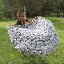Round Roundie Beach Throw Tapestry