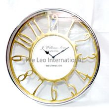 Decorative golden finish roman wall Clock