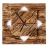 Mango wood contemporary style Wall Clock