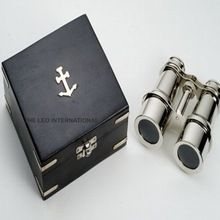 Nautical brass binocular