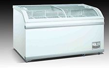 glass top freezer