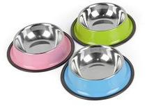 Stainless Steel colored Pet Bowls