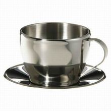 Steel Cup and Saucer