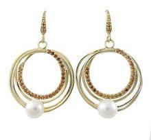 Pearl multi layer earrings