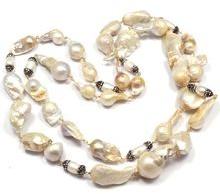 Turkish Long Pearl Connector Endless Long Beaded Jewelry Necklace