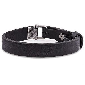 Mens Leather Wristband