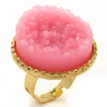 Druzy Gemstone Rings