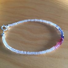 Rainbow Moonstone Beaded Bracelet