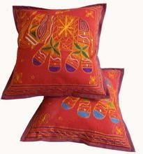 COTTON HAND MADE INDIAN CUSHION COVERS