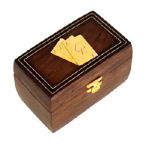 Double Deck Playing Cards Holder Box