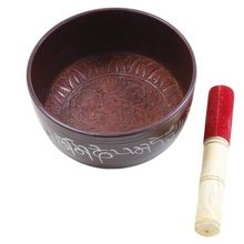 Hand Painted Metal Tibetan Singing Bowl Set