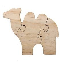 Wooden Jigsaw Puzzle Camel Shaped