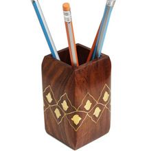 Wooden Pen Pencil Stand