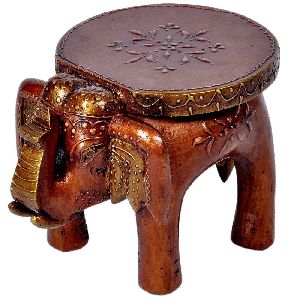 Designer Wooden Elephant Stool