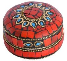 Metal Sindoor Dibby Handicraft Gift Set