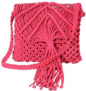 Macrame beach bag