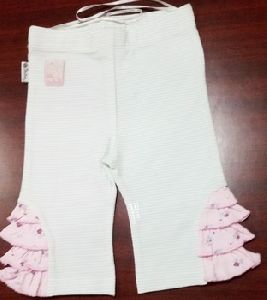 BABY GIRL PANT WITH RUFFLES